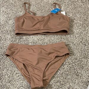 Cupshe Brown Bikini Set